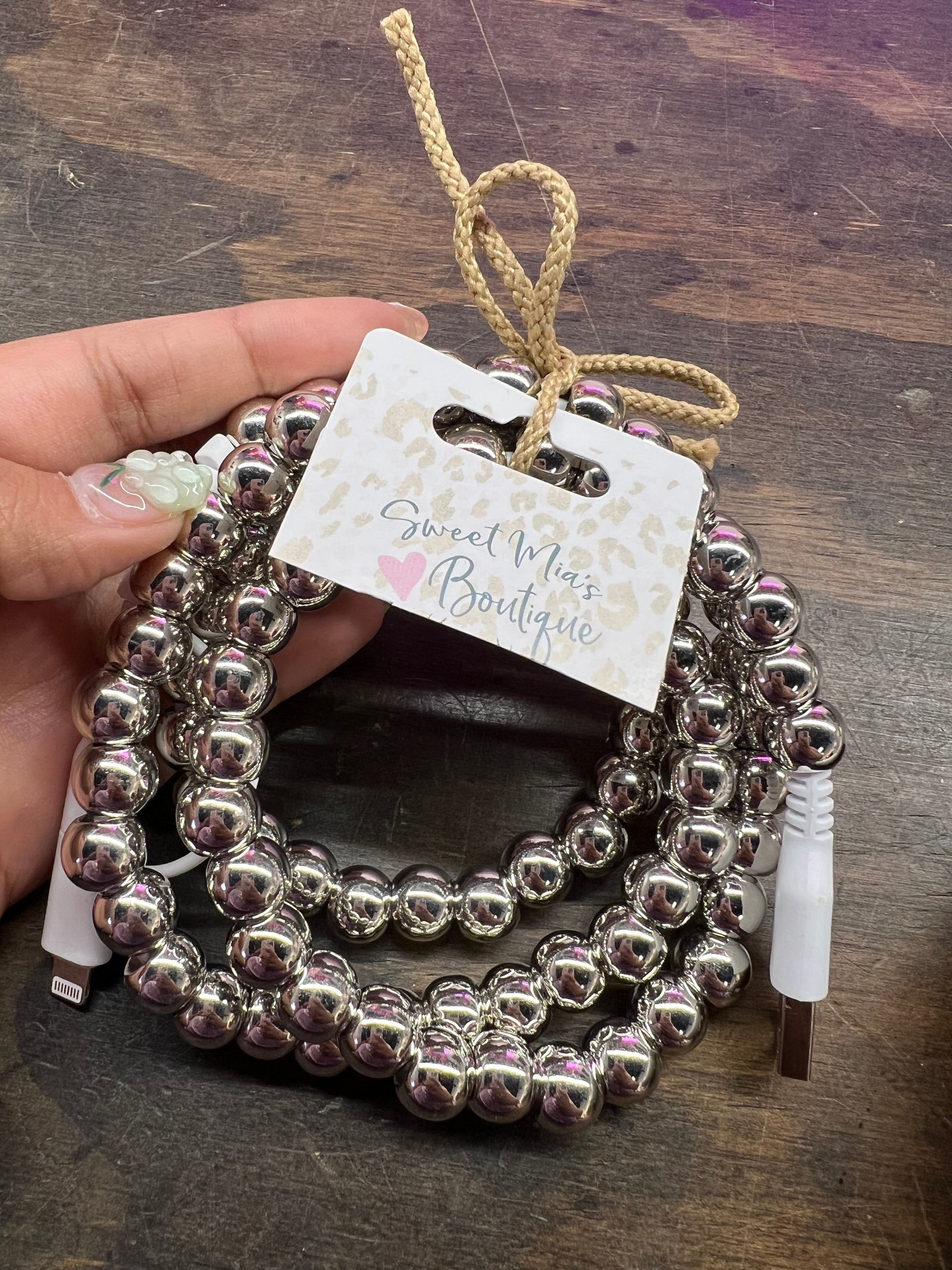 Beaded Cord Phone Charger
