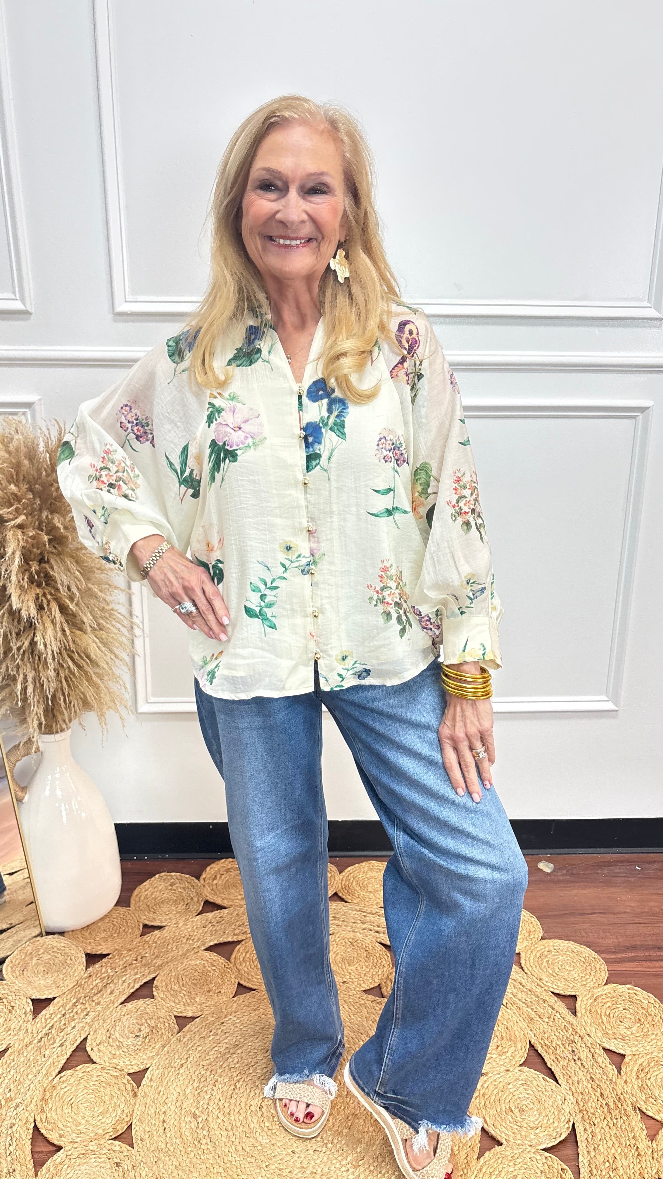 Secret Garden Soft Bloom Top By Entro