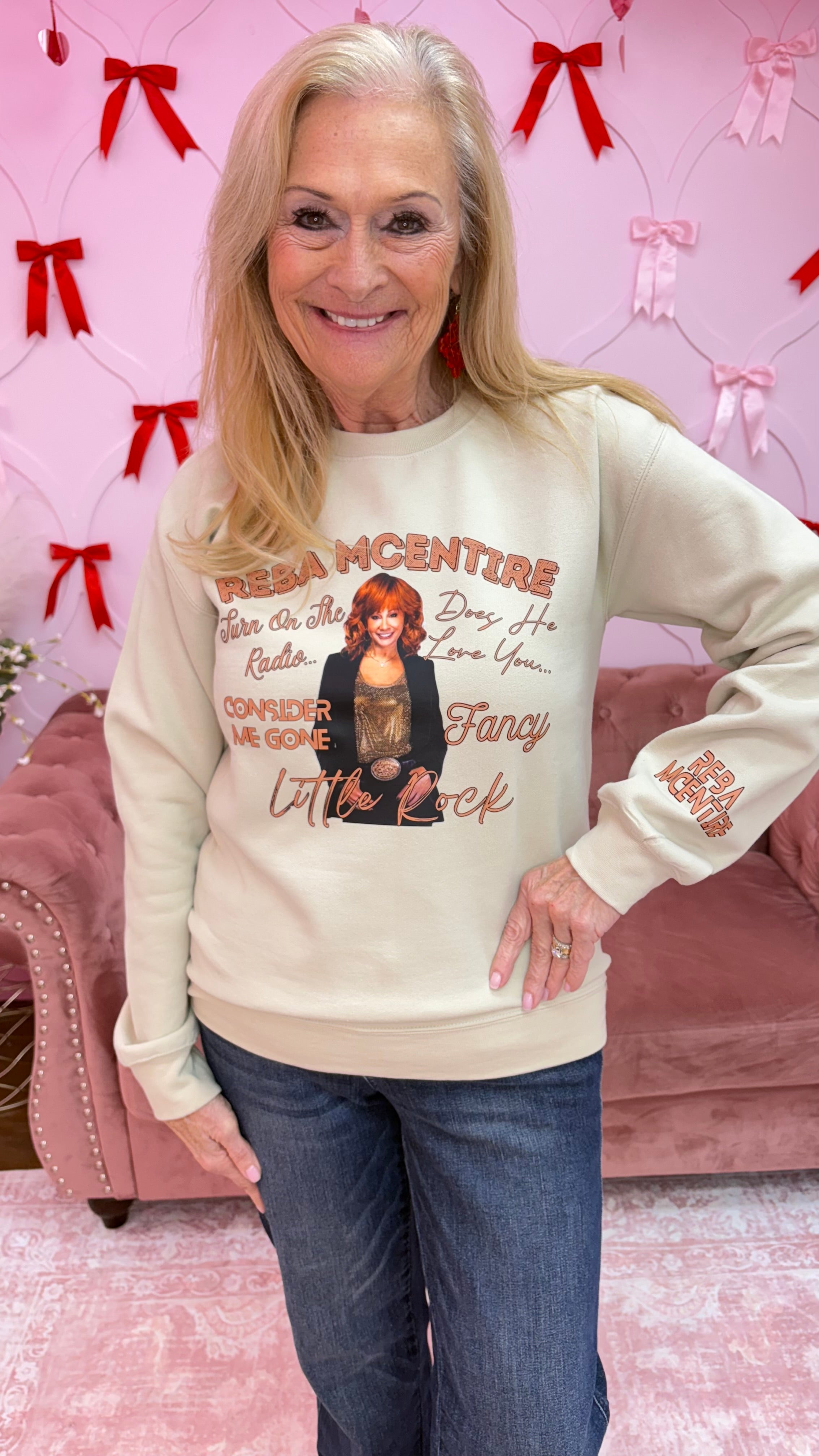 Reba Sweatshirt w/ Sleeve Detail