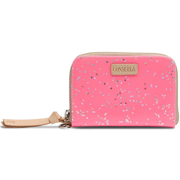 Shine Zippy Wallet By Consuela