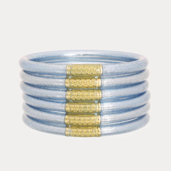 BuDhaGirl Celeste All Weather Bangles® (AWB®) - Set of 6