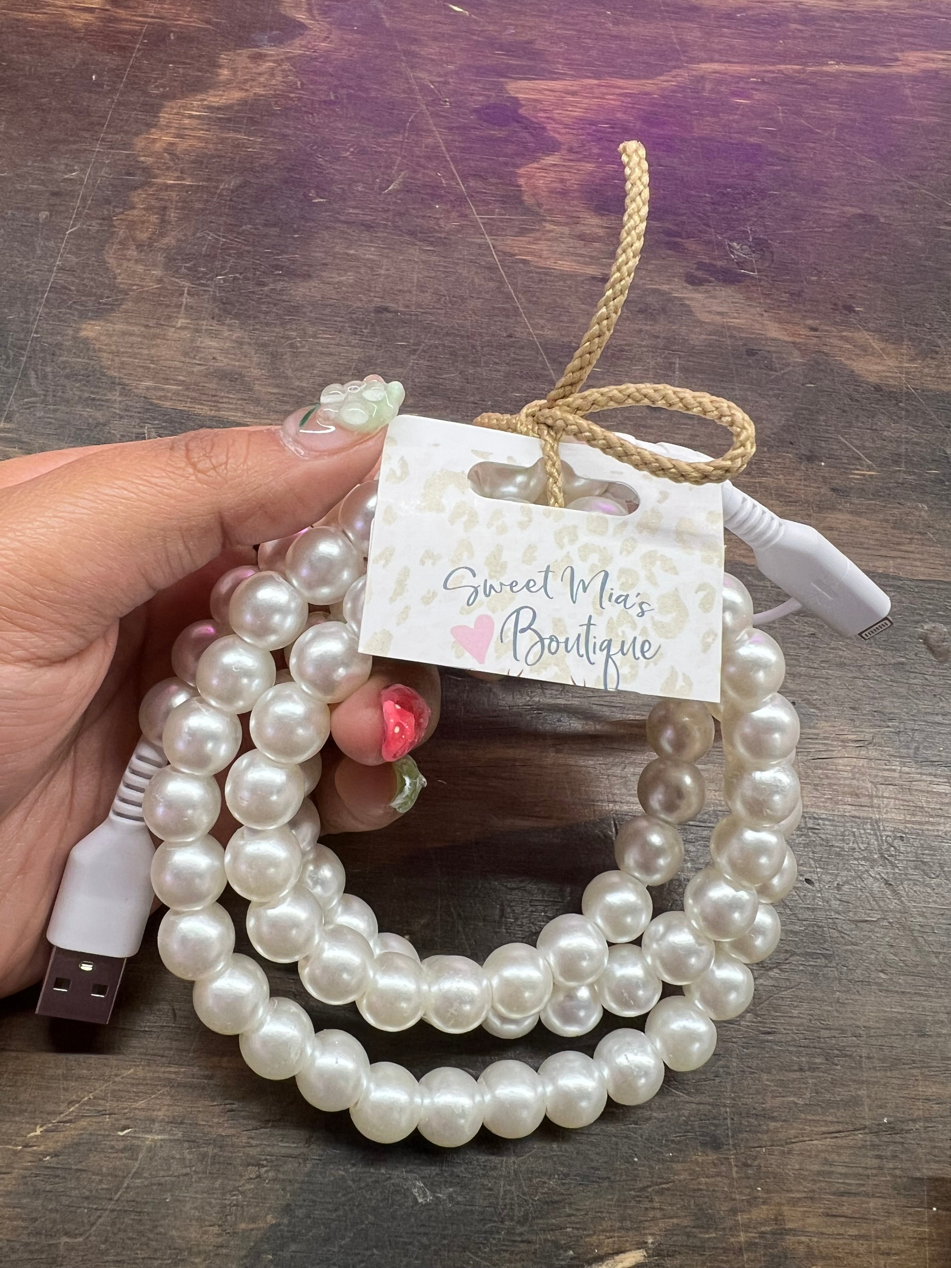 Beaded Cord Phone Charger