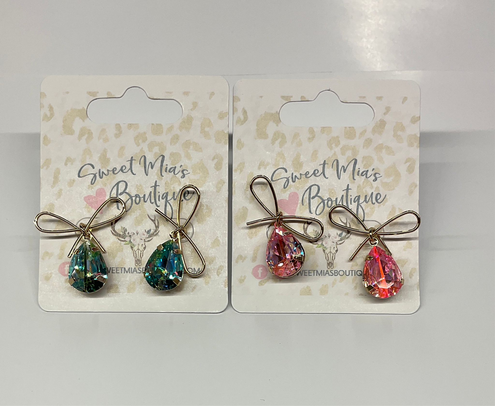 Bow Drop Earrings