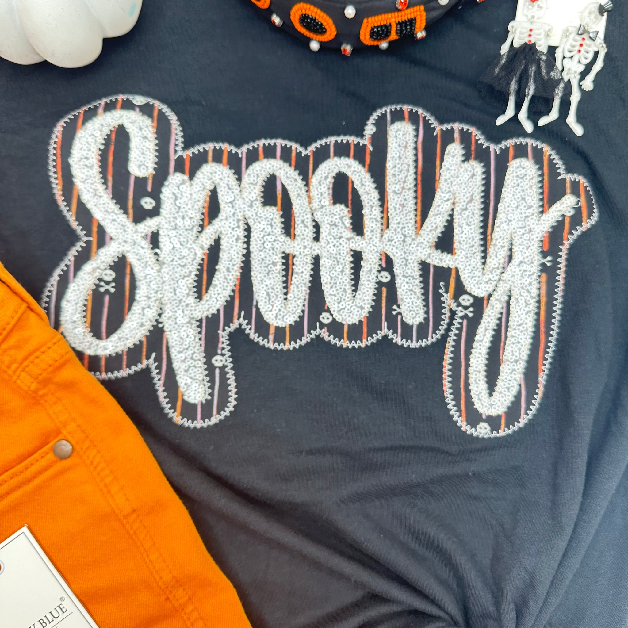 Spooky Fall Halloween Short Sleeve