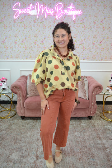 Canyon Clay Cropped Jeans By Zenana