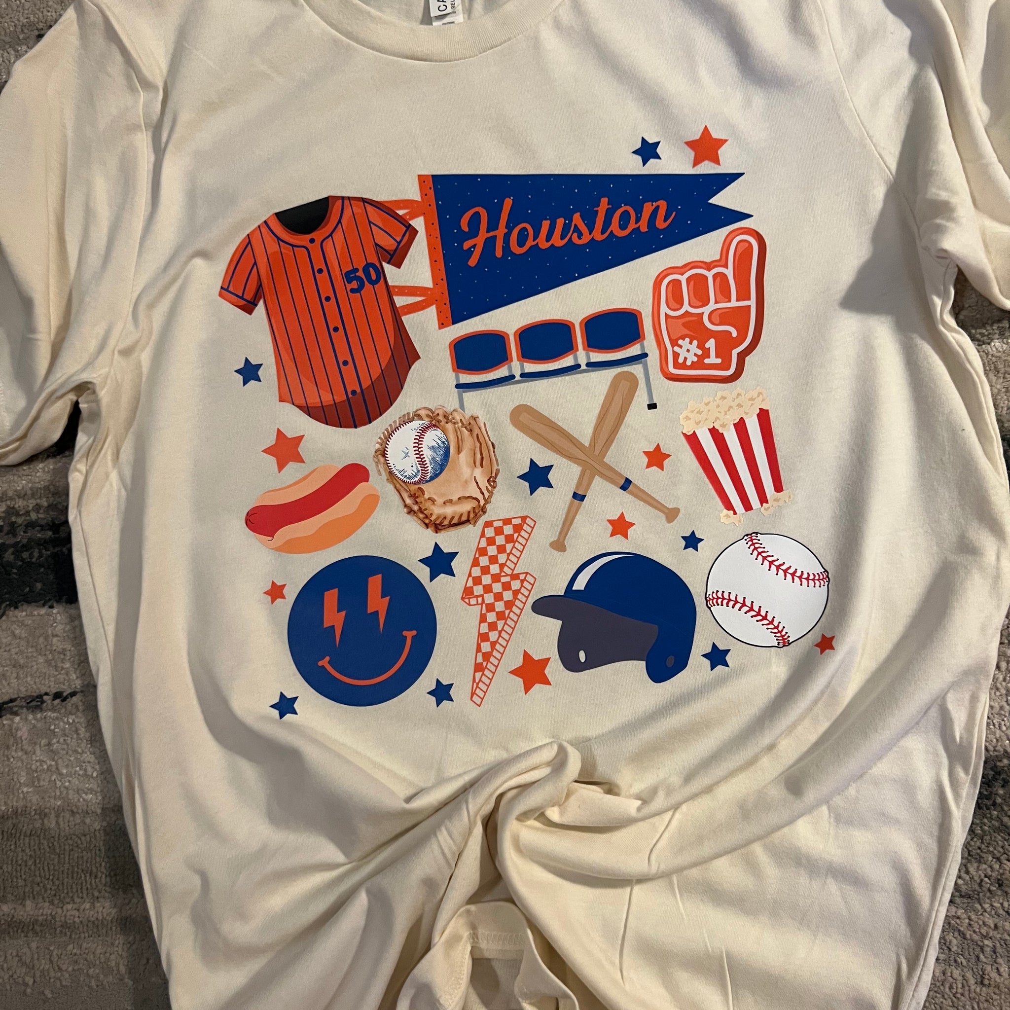 Houston Banner and Stadium Goodies Graphic Tee