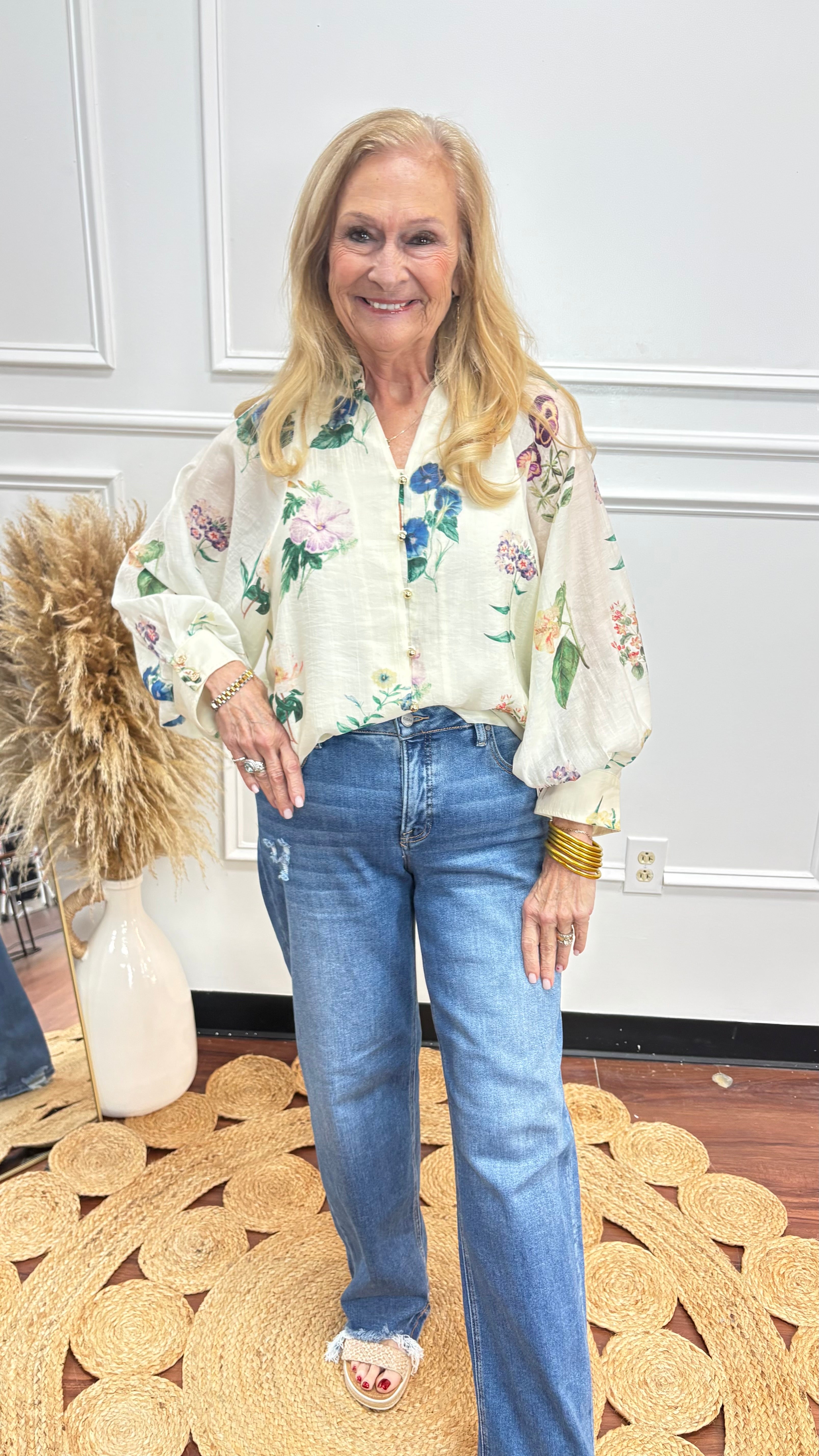 Secret Garden Soft Bloom Top By Entro