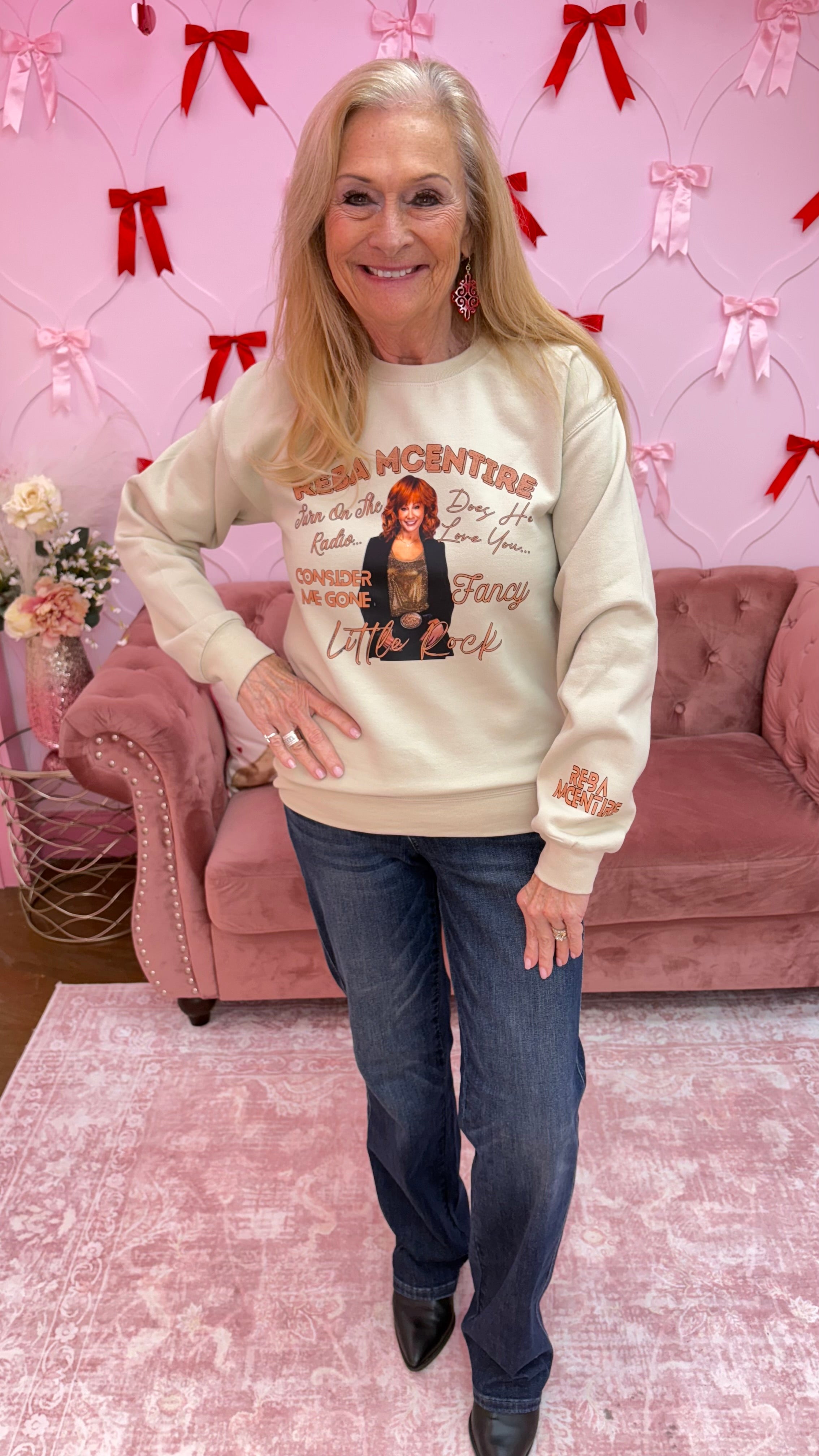 Reba Sweatshirt w/ Sleeve Detail