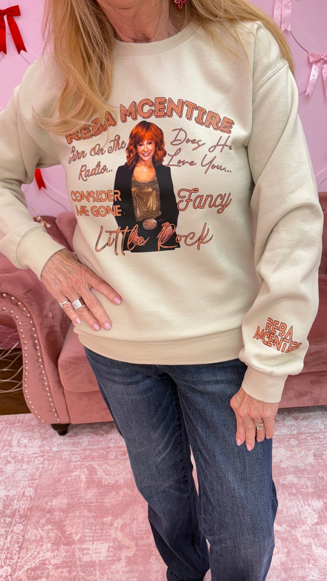 Reba Sweatshirt w/ Sleeve Detail