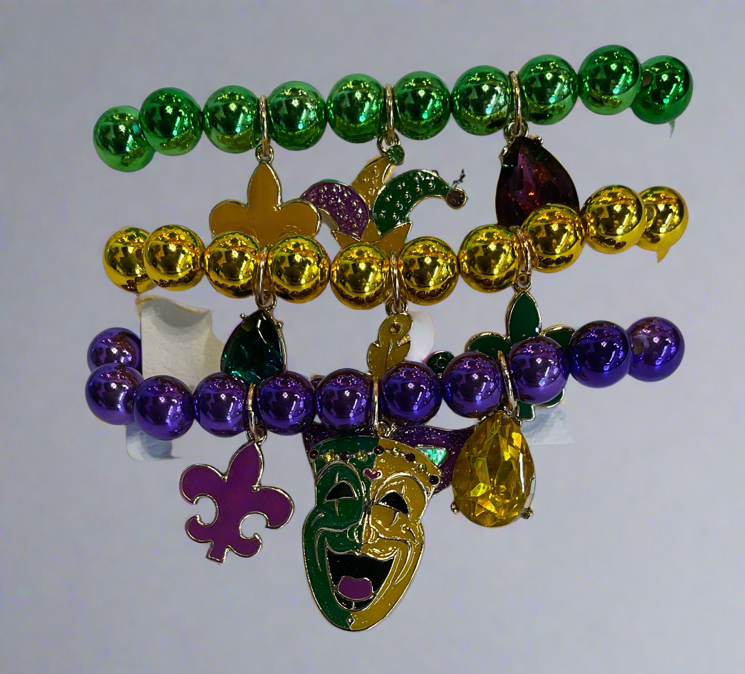 Mardi Grass Bracelet