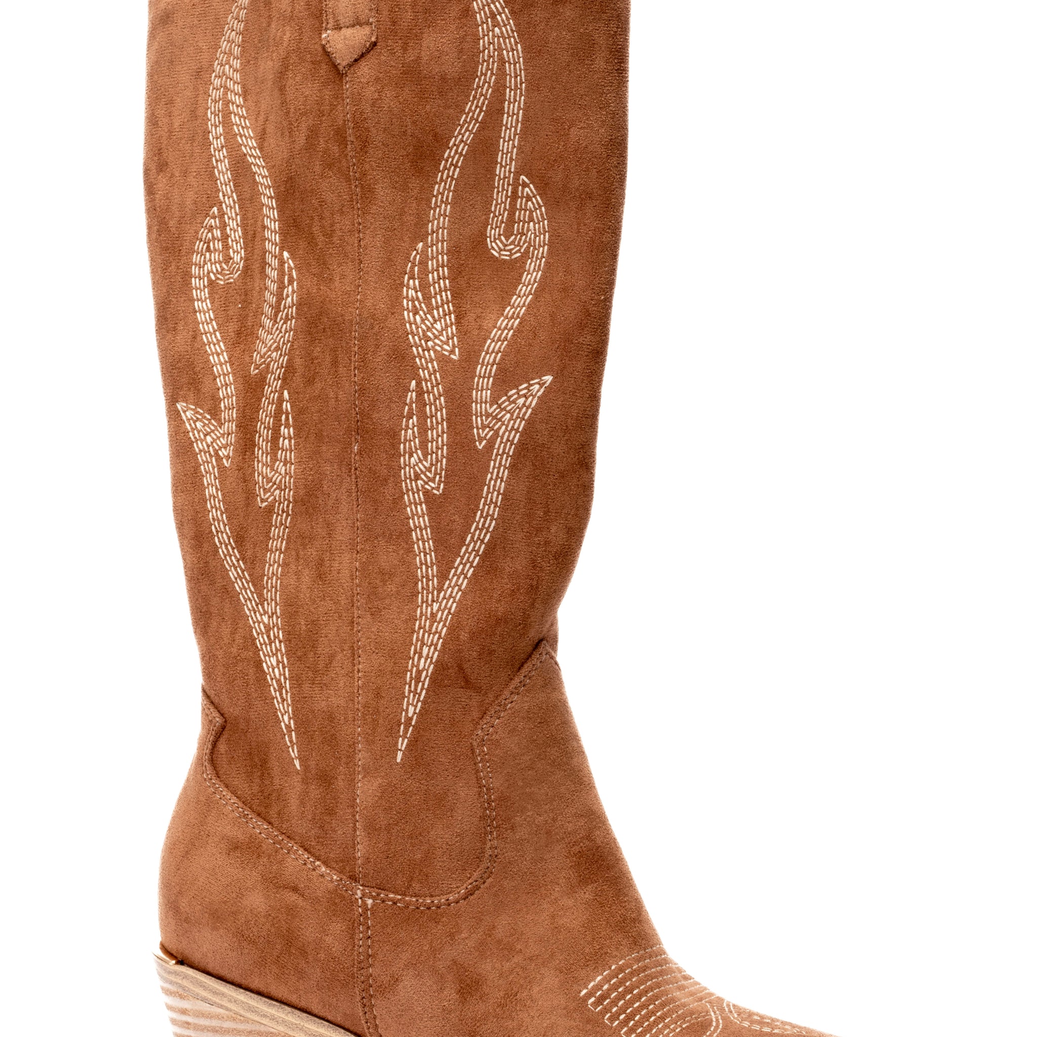 Hey Girl by Corkys  Headliner - Tobacco Faux Suede Boots