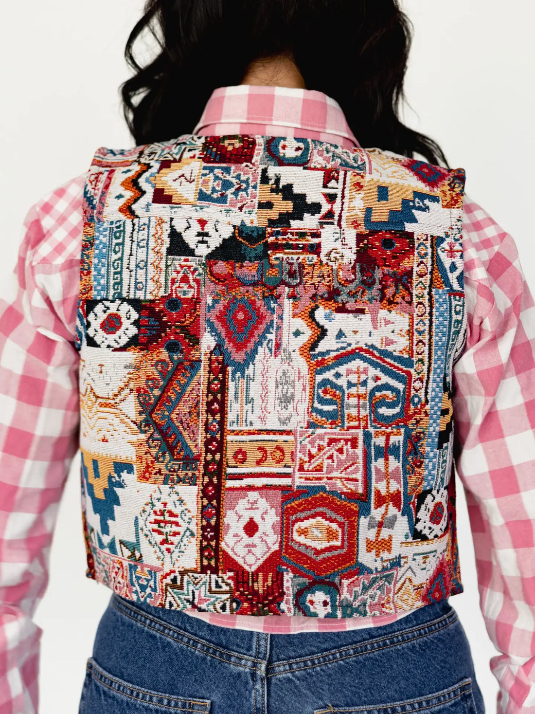 Desert Revival Tapestry Vest By Turquoise Haven