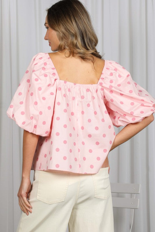 Dot Your Heart Out Top by vine & love