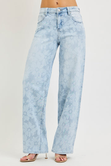 Floral Fade Denim By Risen