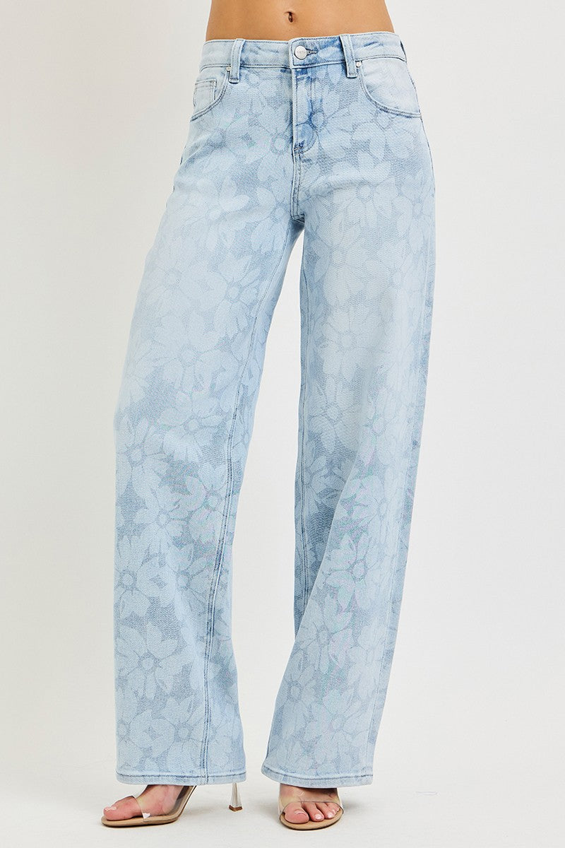 Floral Fade Denim By Risen