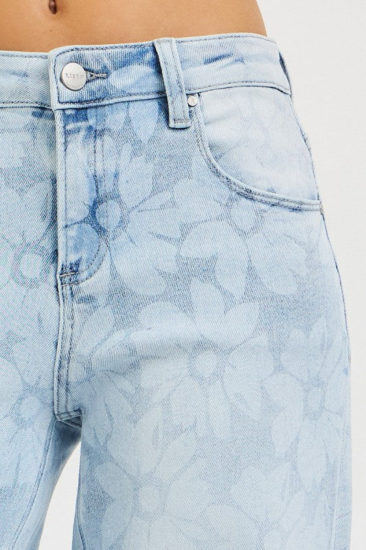 Floral Fade Denim By Risen