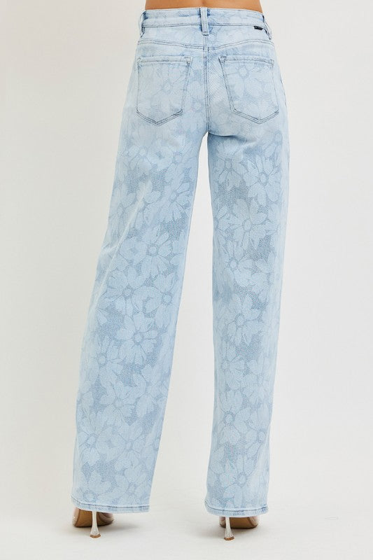 Floral Fade Denim By Risen