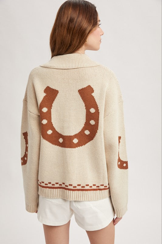 Saddle Up Sweetheart Cardigan by Wishlist