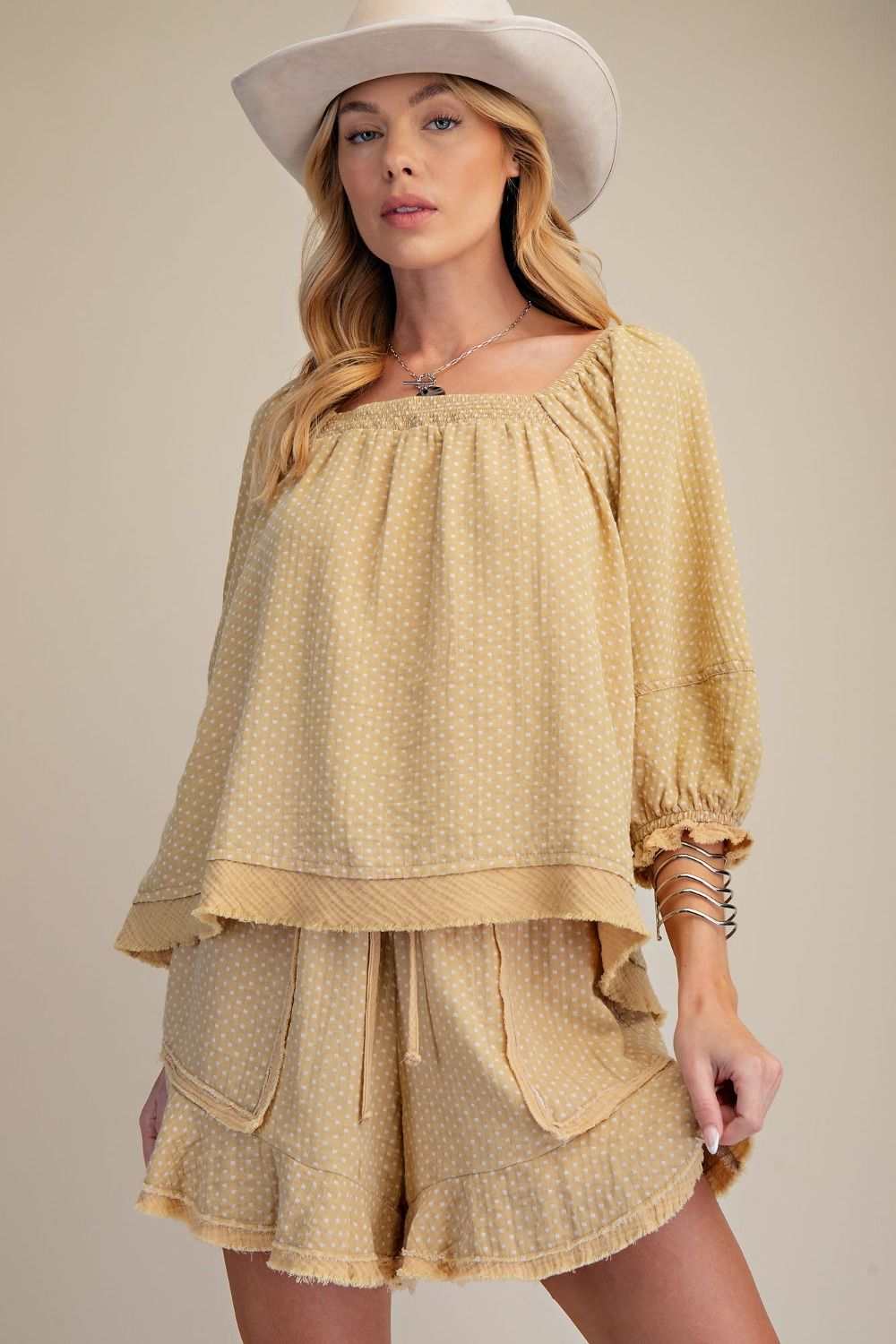 Prairie Honey Top by Easel