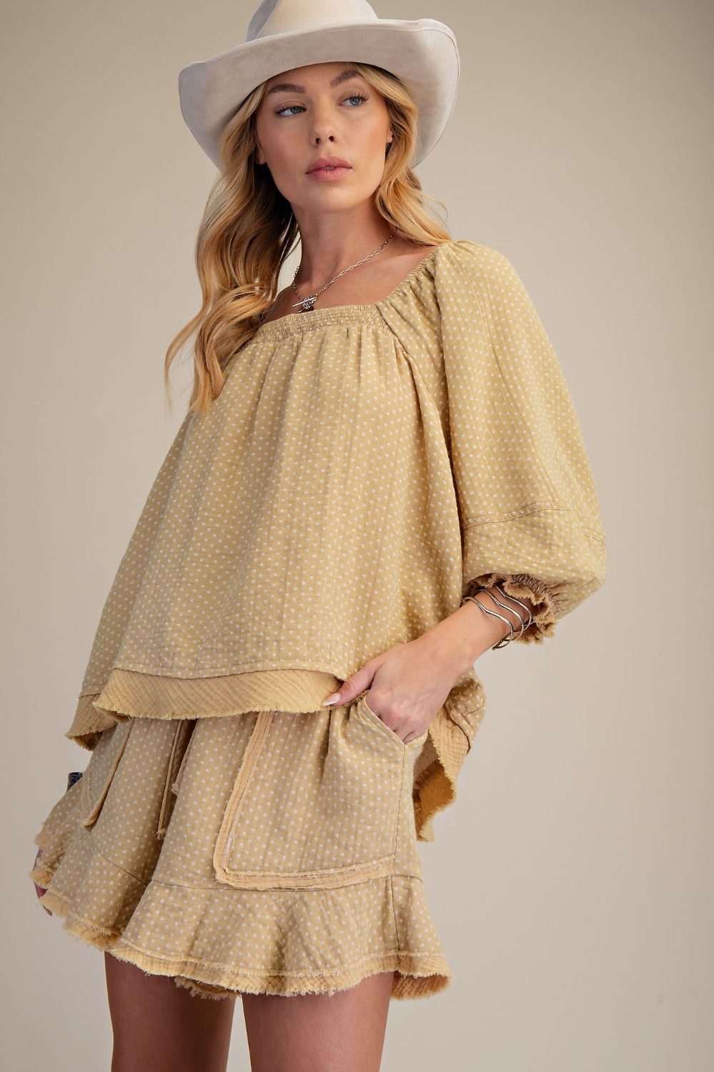 Prairie Honey Top by Easel