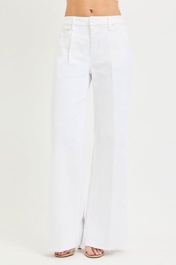 The Ivory Icon Trousers By Risen