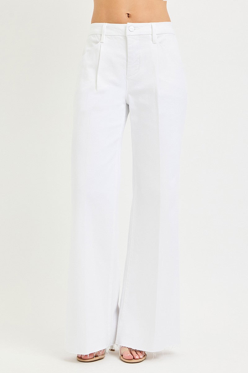 The Ivory Icon Trousers By Risen