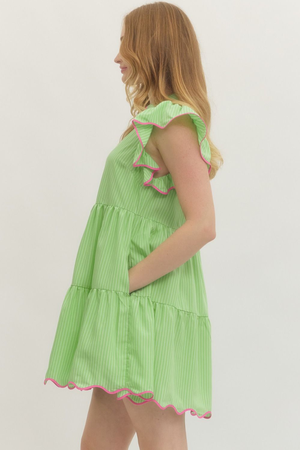 Key Lime Cutie Dress by Entro