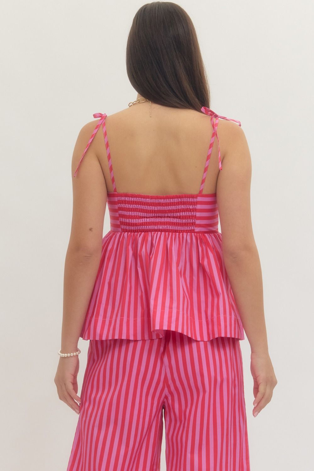 Sunset Sorbet Stripe Top By Entro