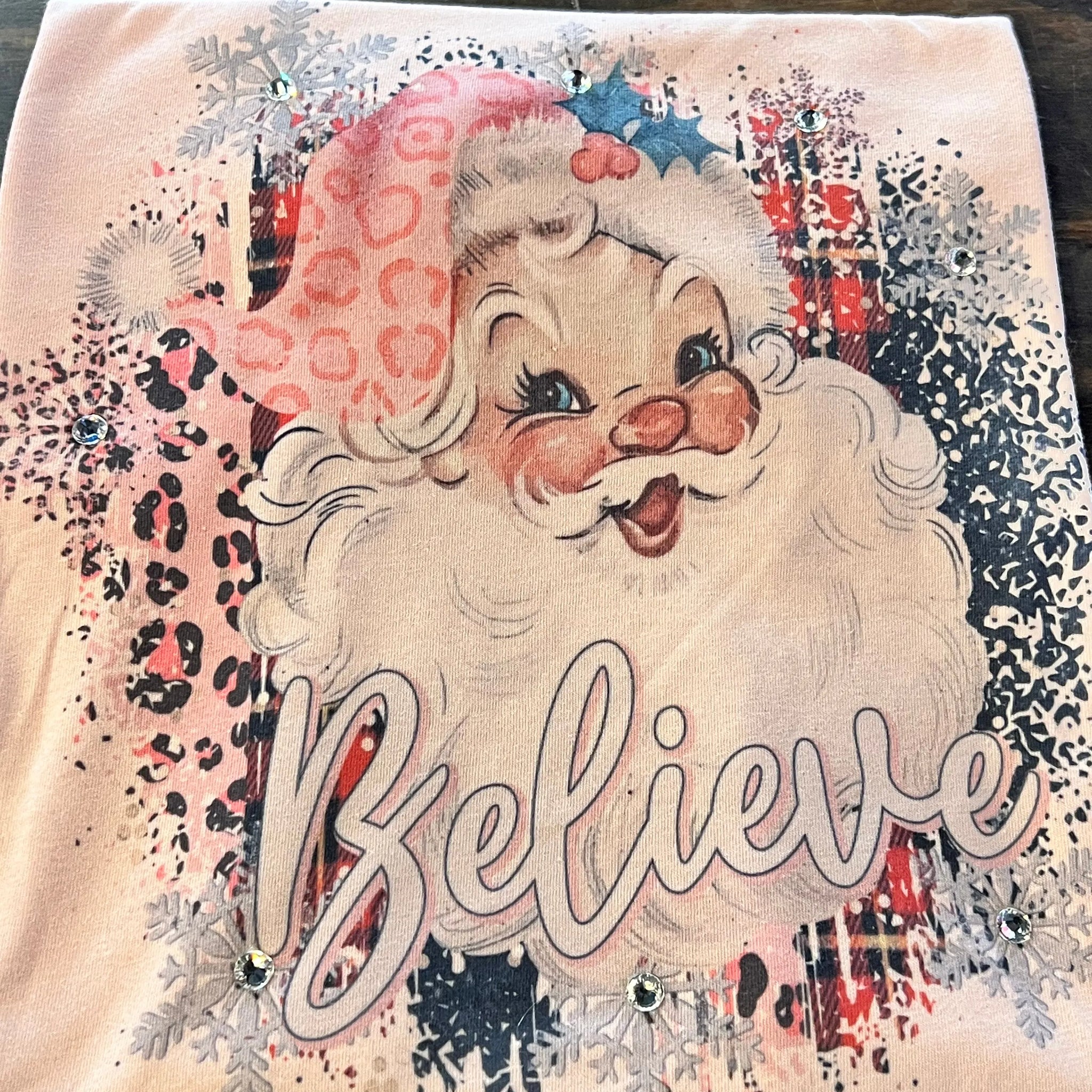 Believe Vintage Santa Graphic Tee