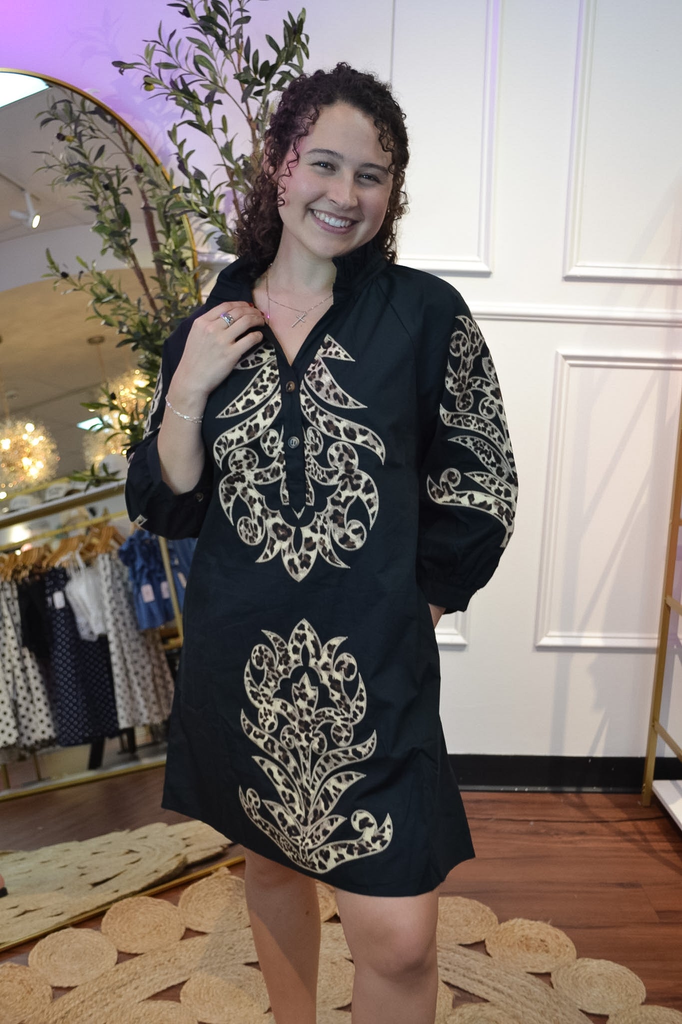 Leopard Muse Leopard Baroque Dress By Jodifl