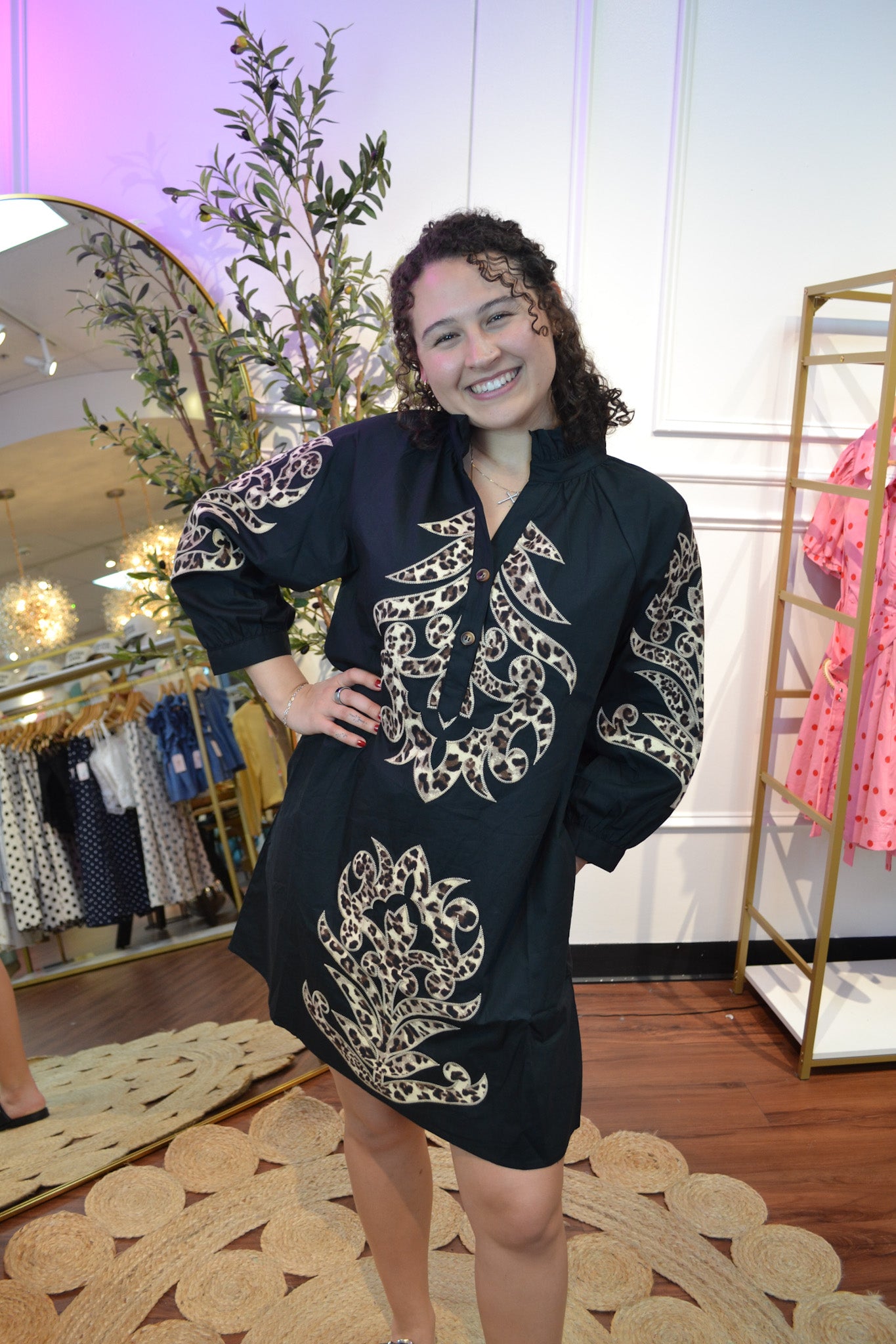 Leopard Muse Leopard Baroque Dress By Jodifl