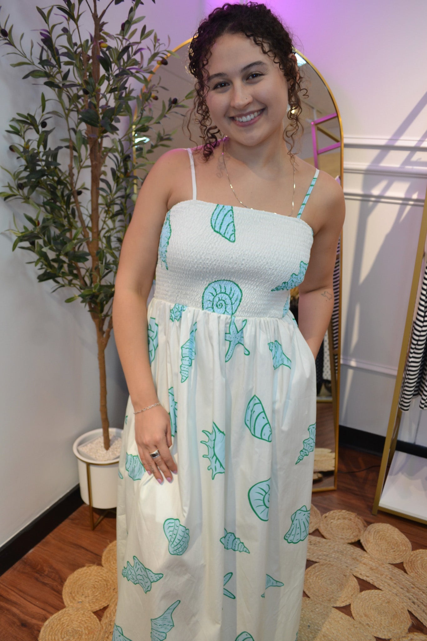 Seaside Daydream Midi Dress By Peach Love Cali