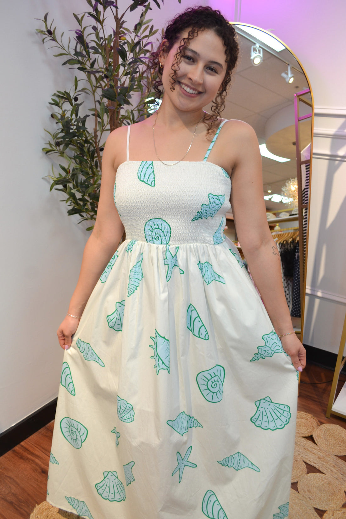 Seaside Daydream Midi Dress By Peach Love Cali