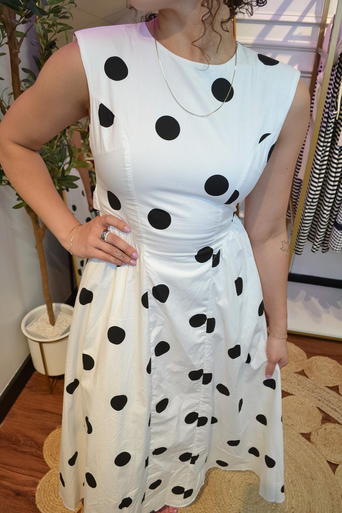 Dotted in Romance Midi Dress