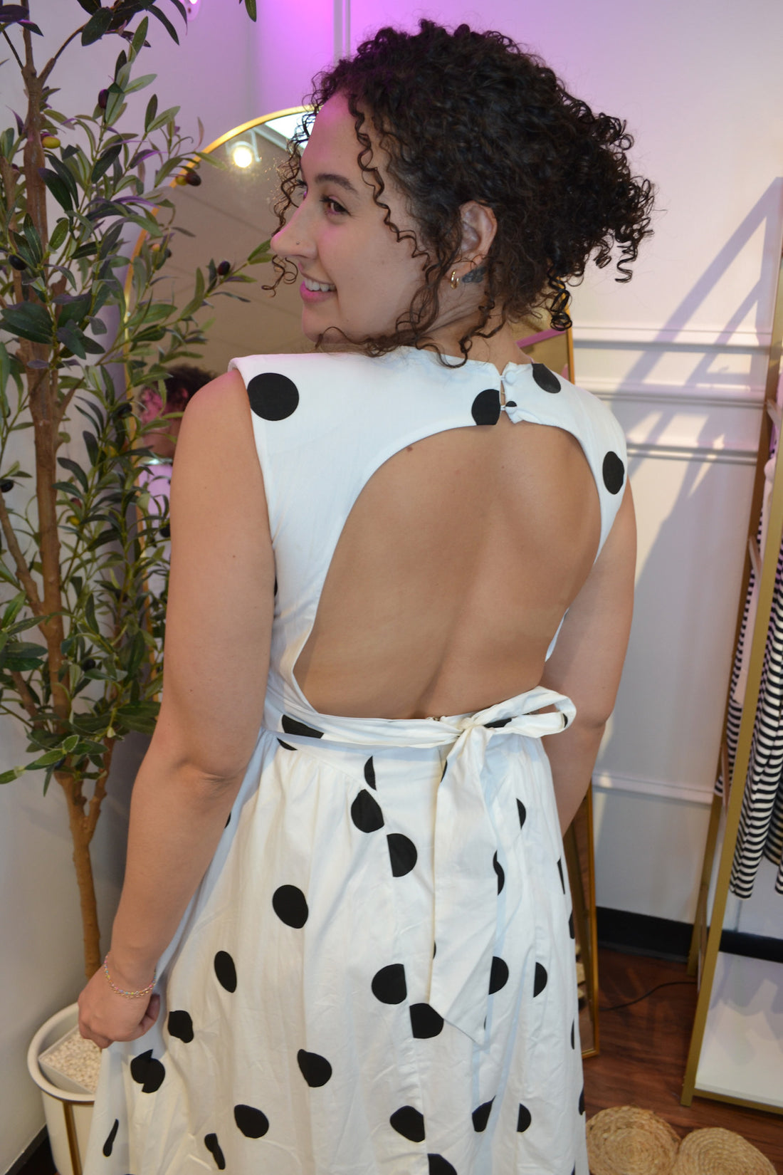 Dotted in Romance Midi Dress