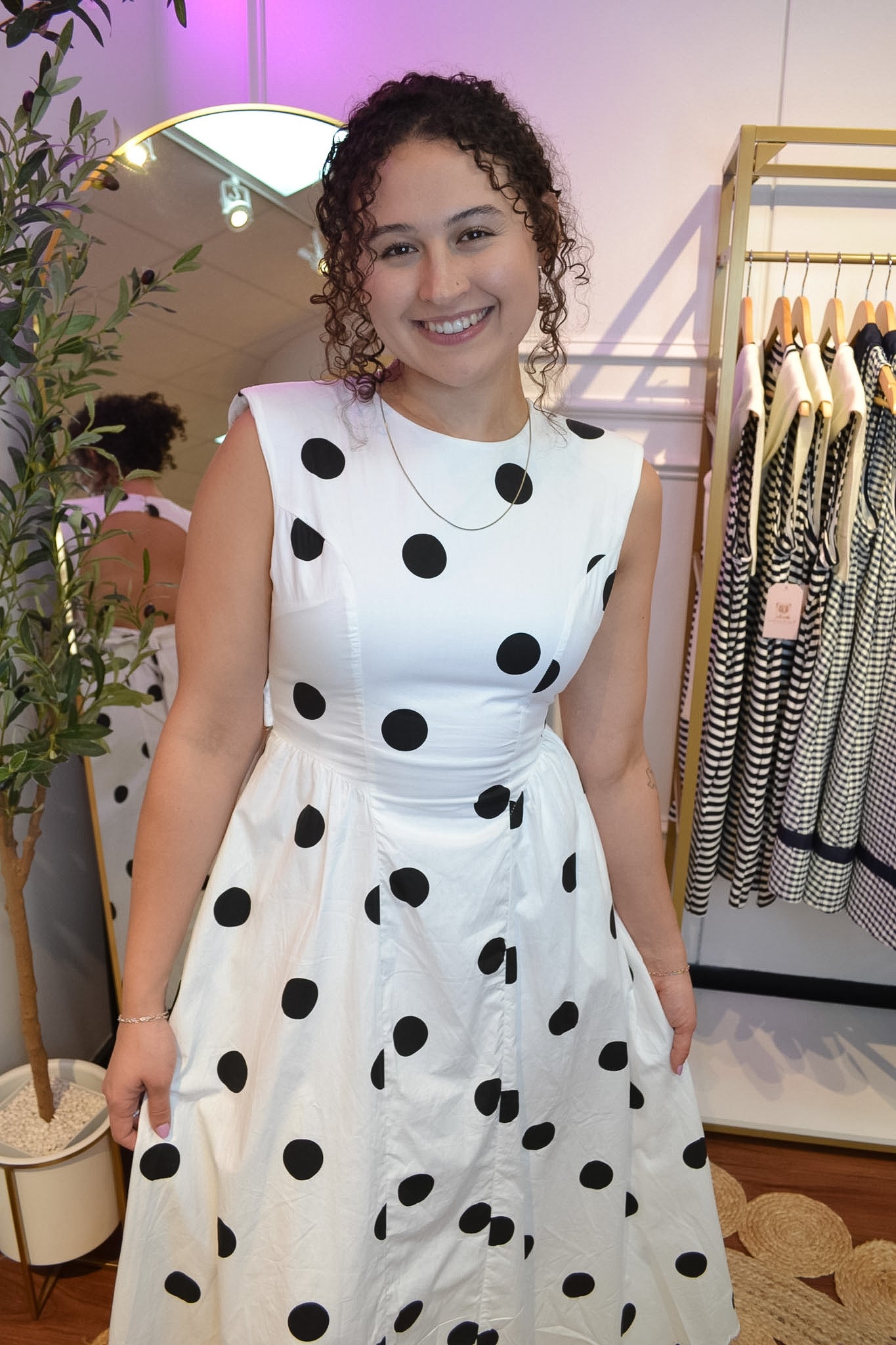 Dotted in Romance Midi Dress
