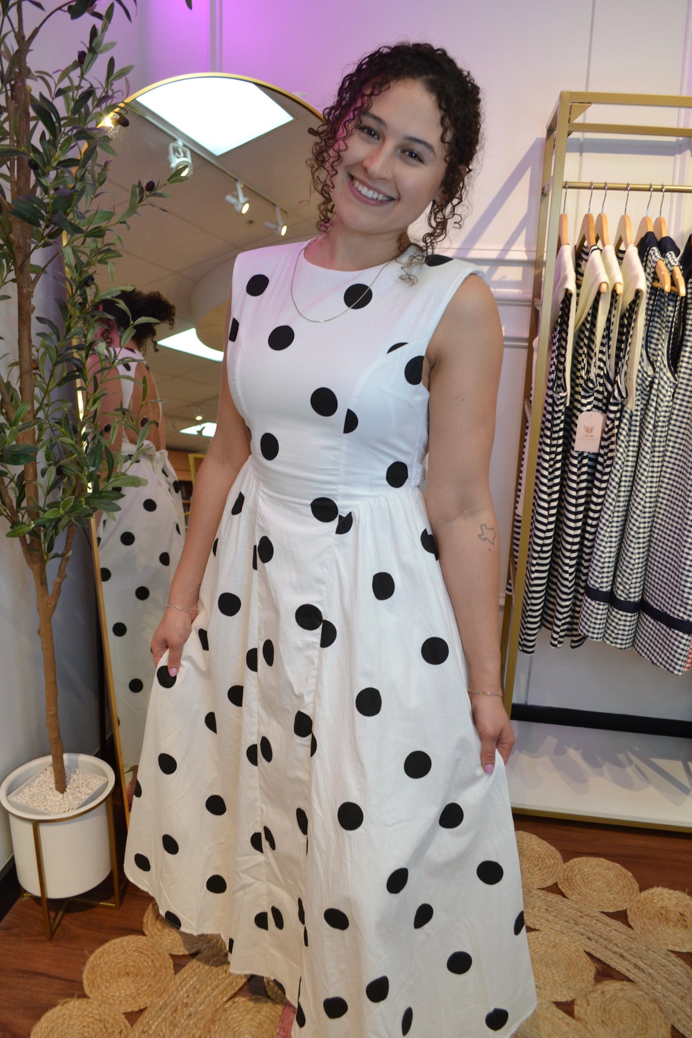 Dotted in Romance Midi Dress