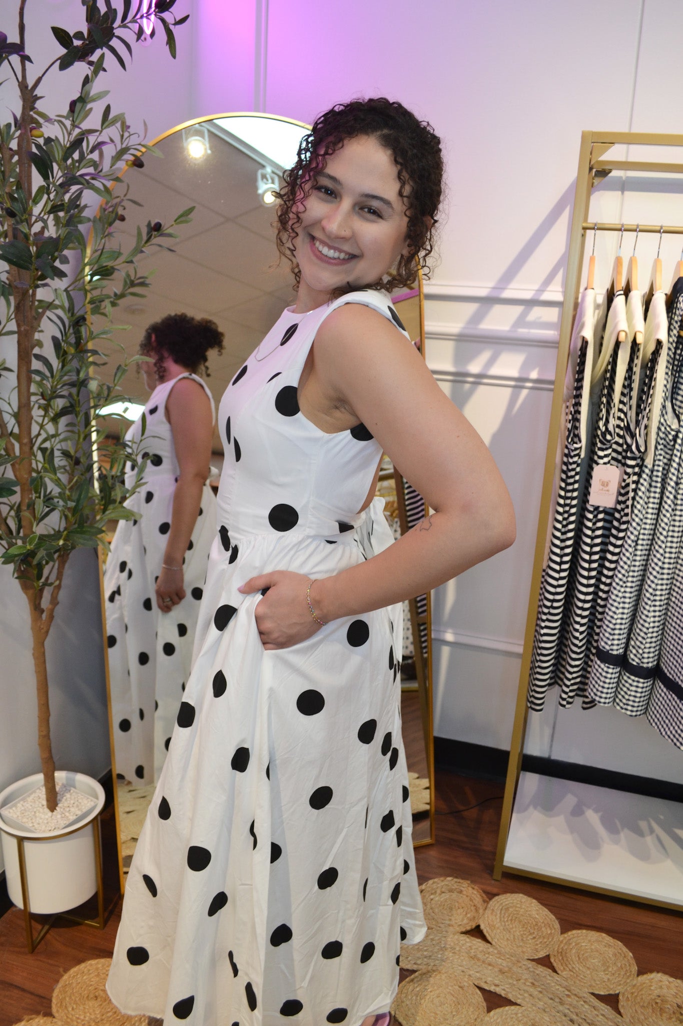 Dotted in Romance Midi Dress