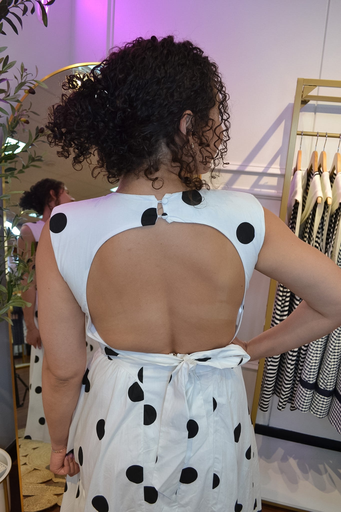 Dotted in Romance Midi Dress