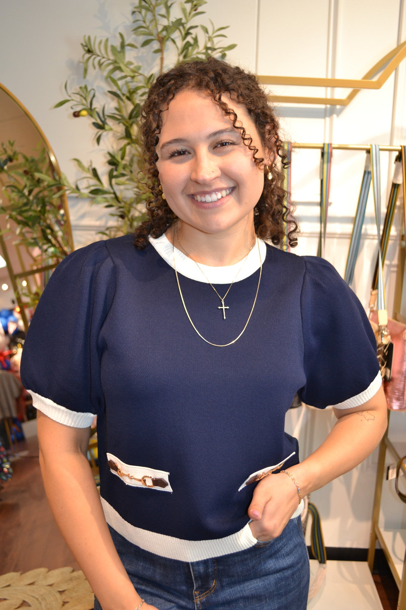 Hampton Heiress Knit Top By Entro