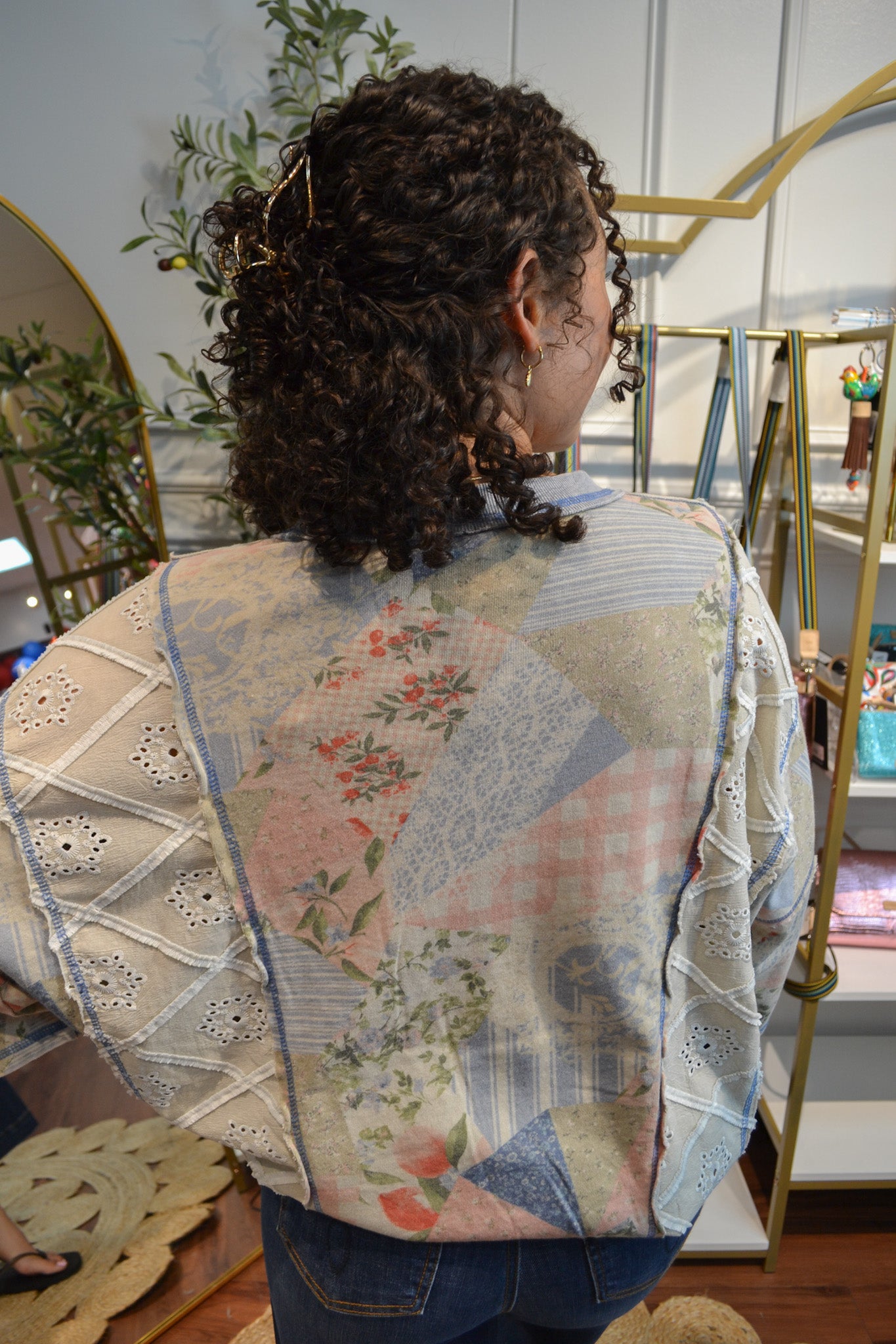 Americana Patchwork Pullover By Easel