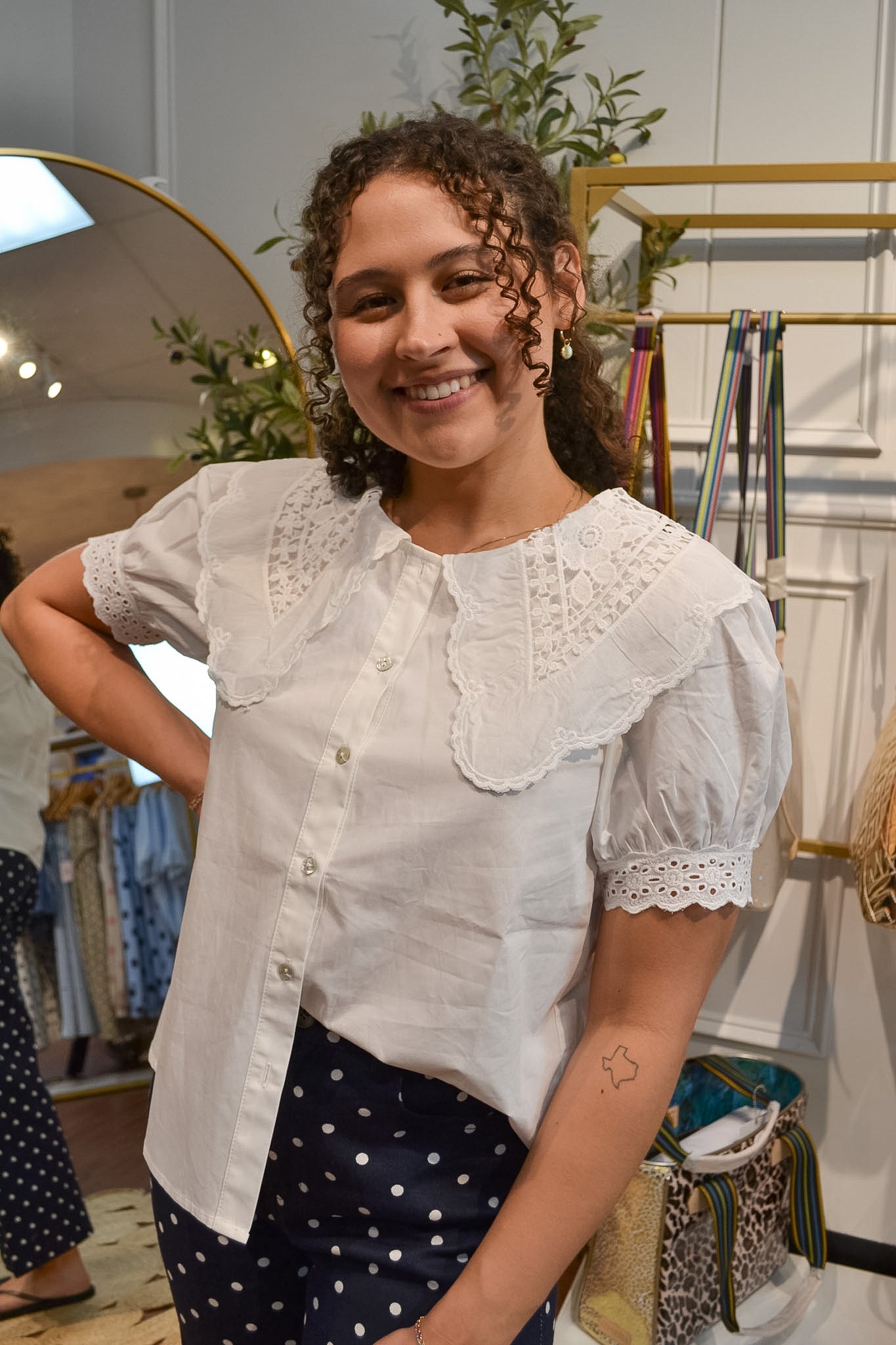 Cottage Bloom Peter Pan Top By Jodifl