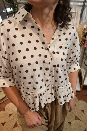 Dot About It Blouse By Entro