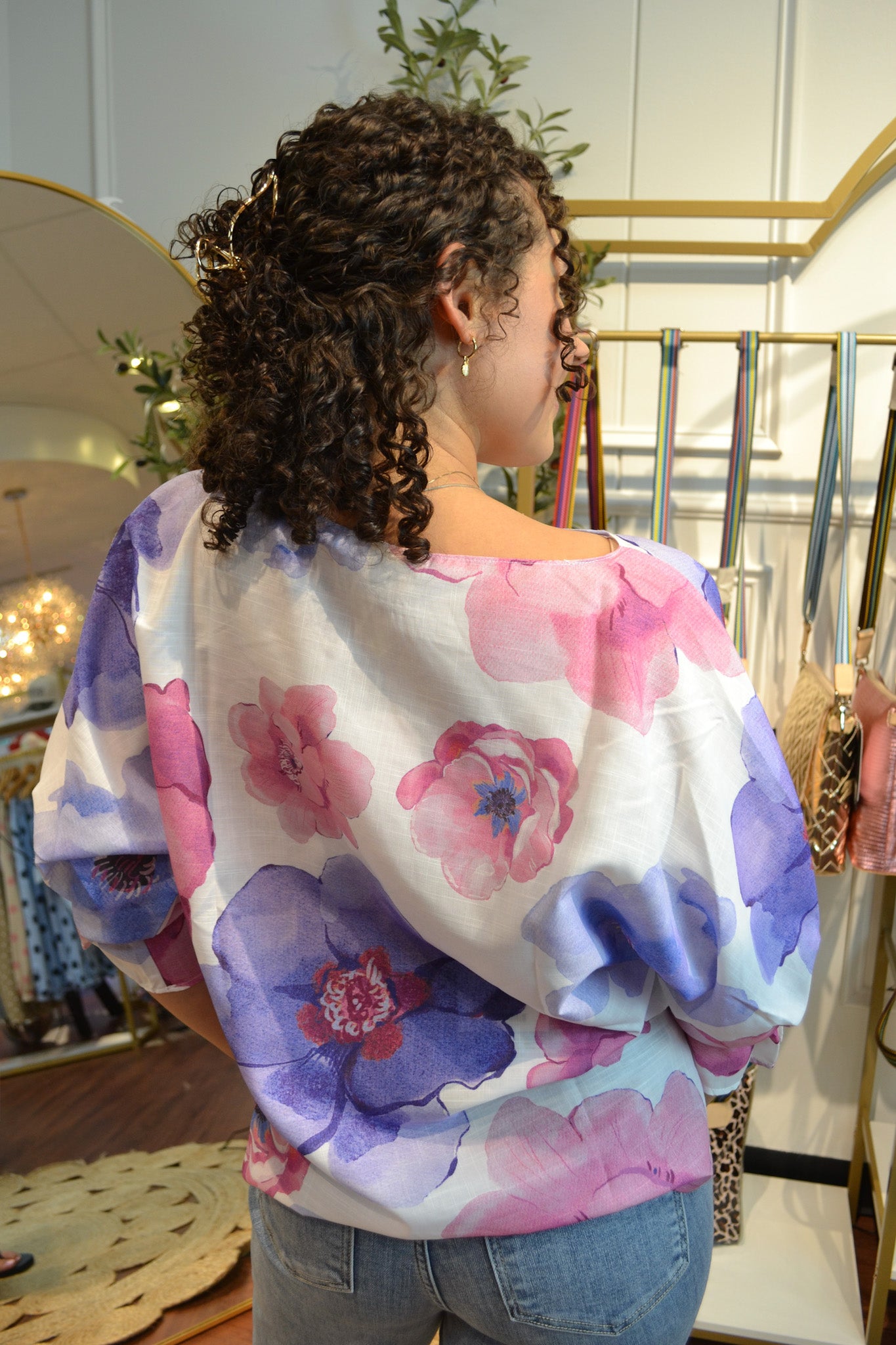 Blooming Daydream Floral Top By Entro