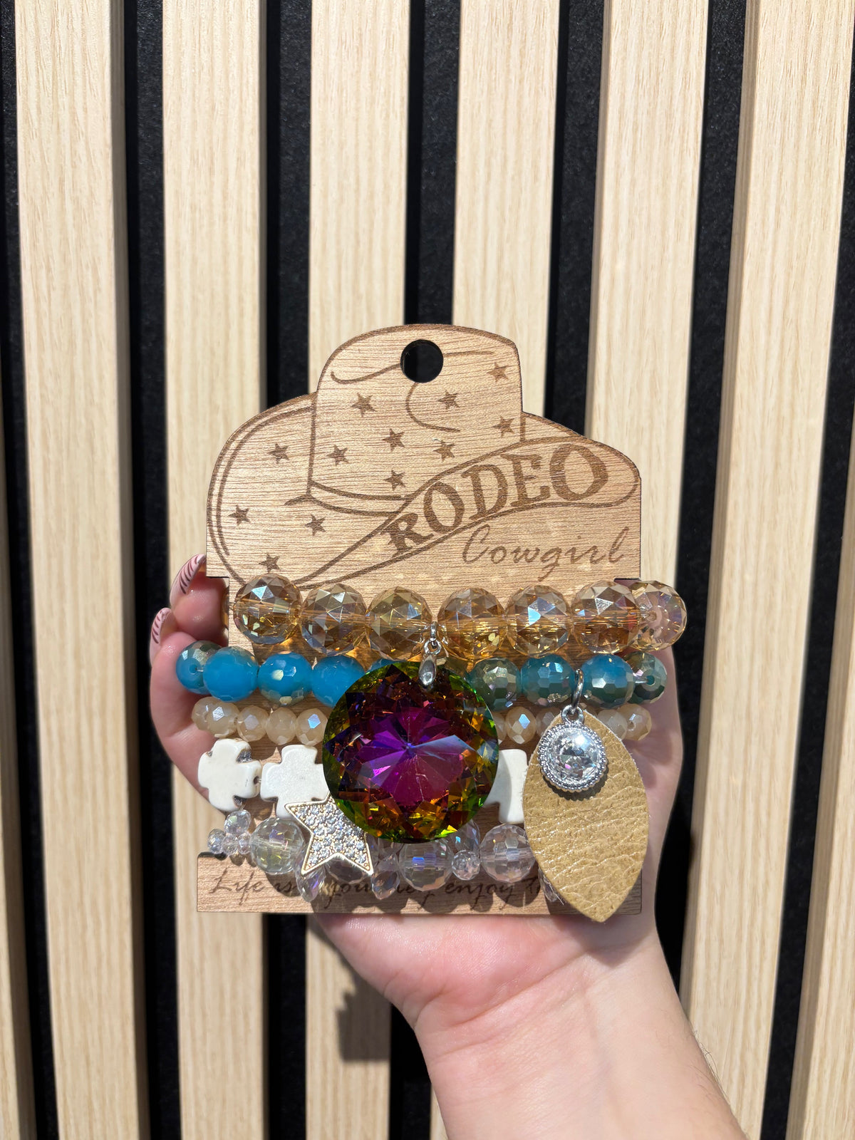 Rodeo Sunset Charm Bracelet Stack