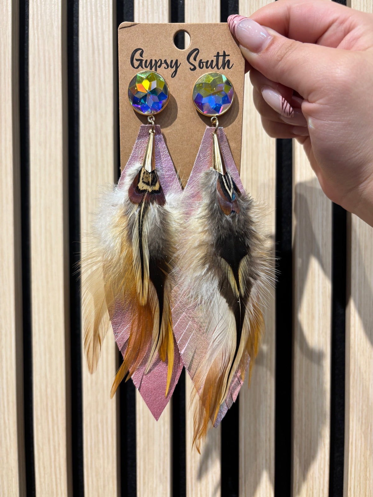 Gypsy South Wild & Free Feather Earrings