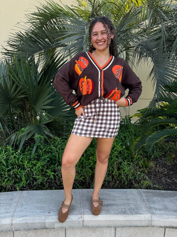 Pumpkin Patch Cardigan By Jess Lea