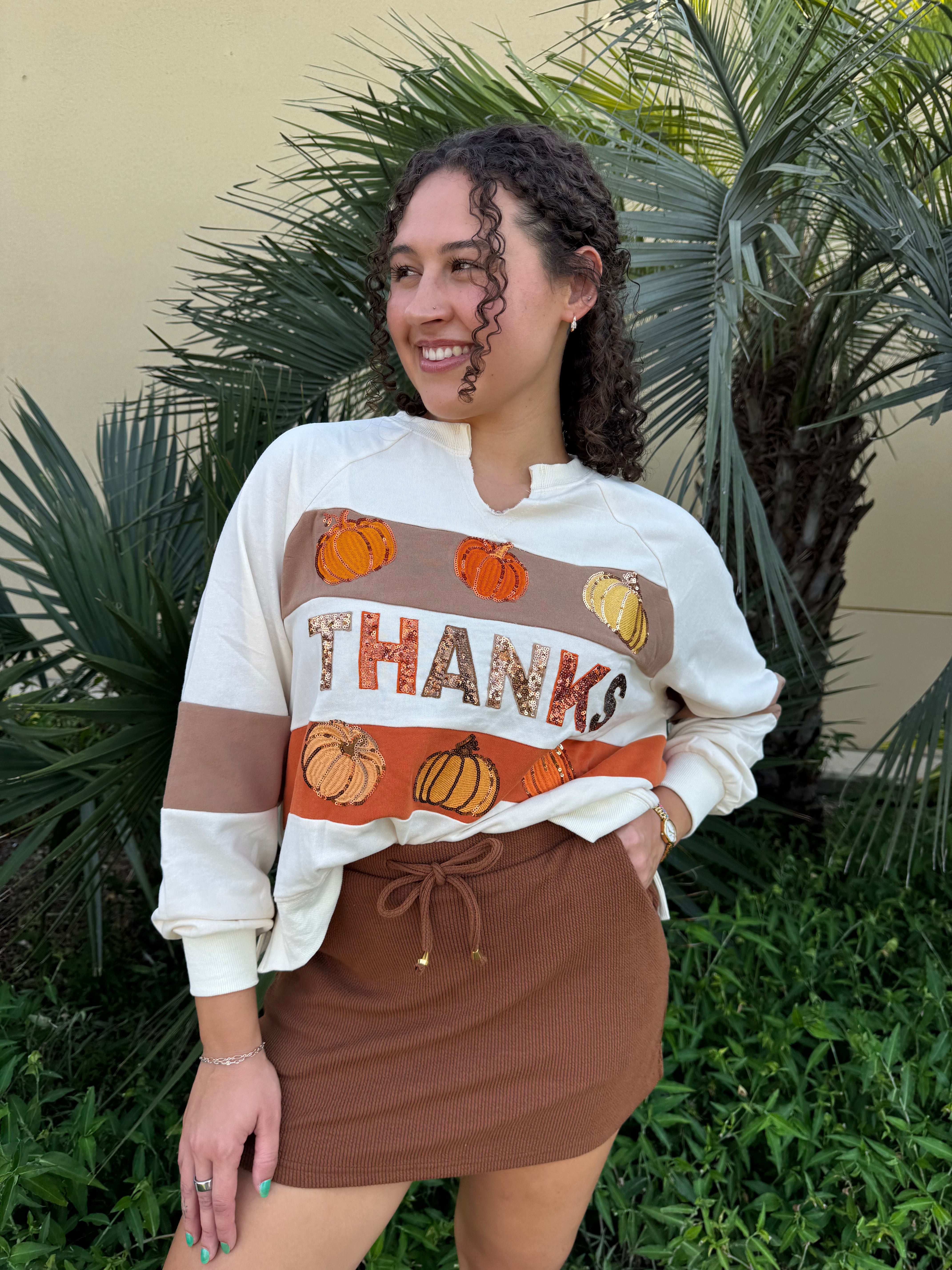 Thanks Pumpkin Pullover