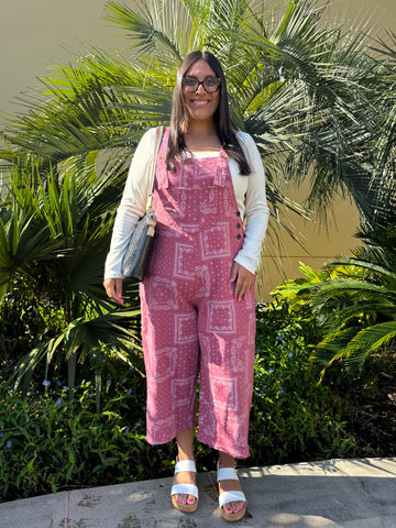 Wild Hearts & Bandanas Overalls By Easel