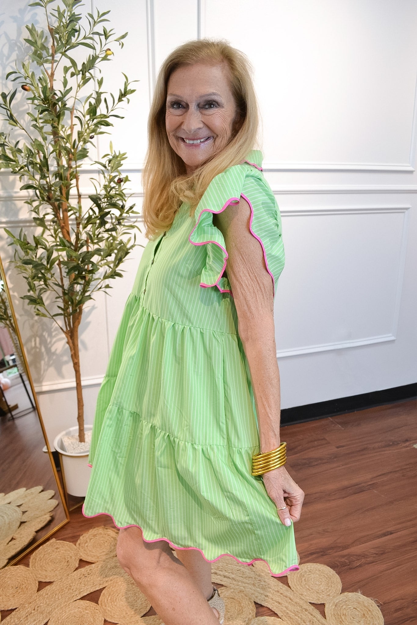 Key Lime Cutie Dress by Entro